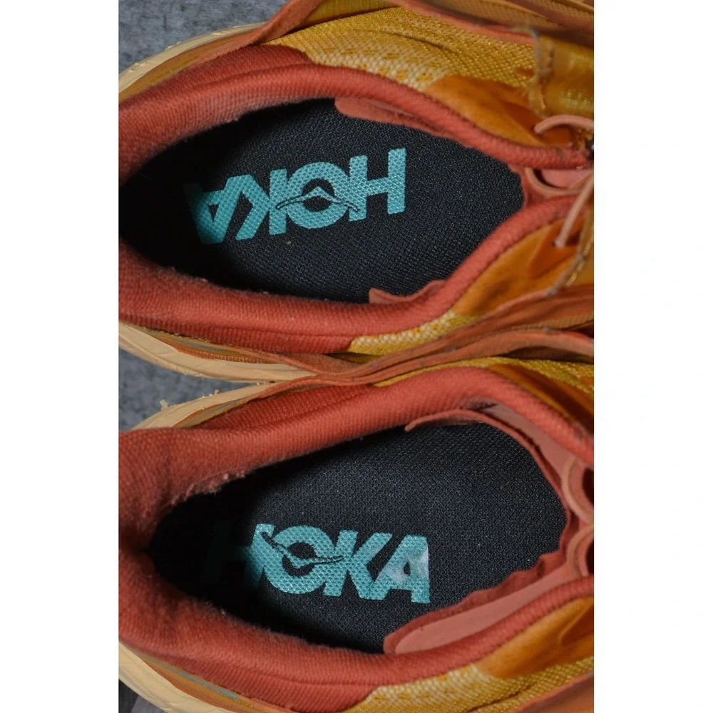 Hoka One One Project Clifton Shoes Mens 12 Orange Running  display picture 2